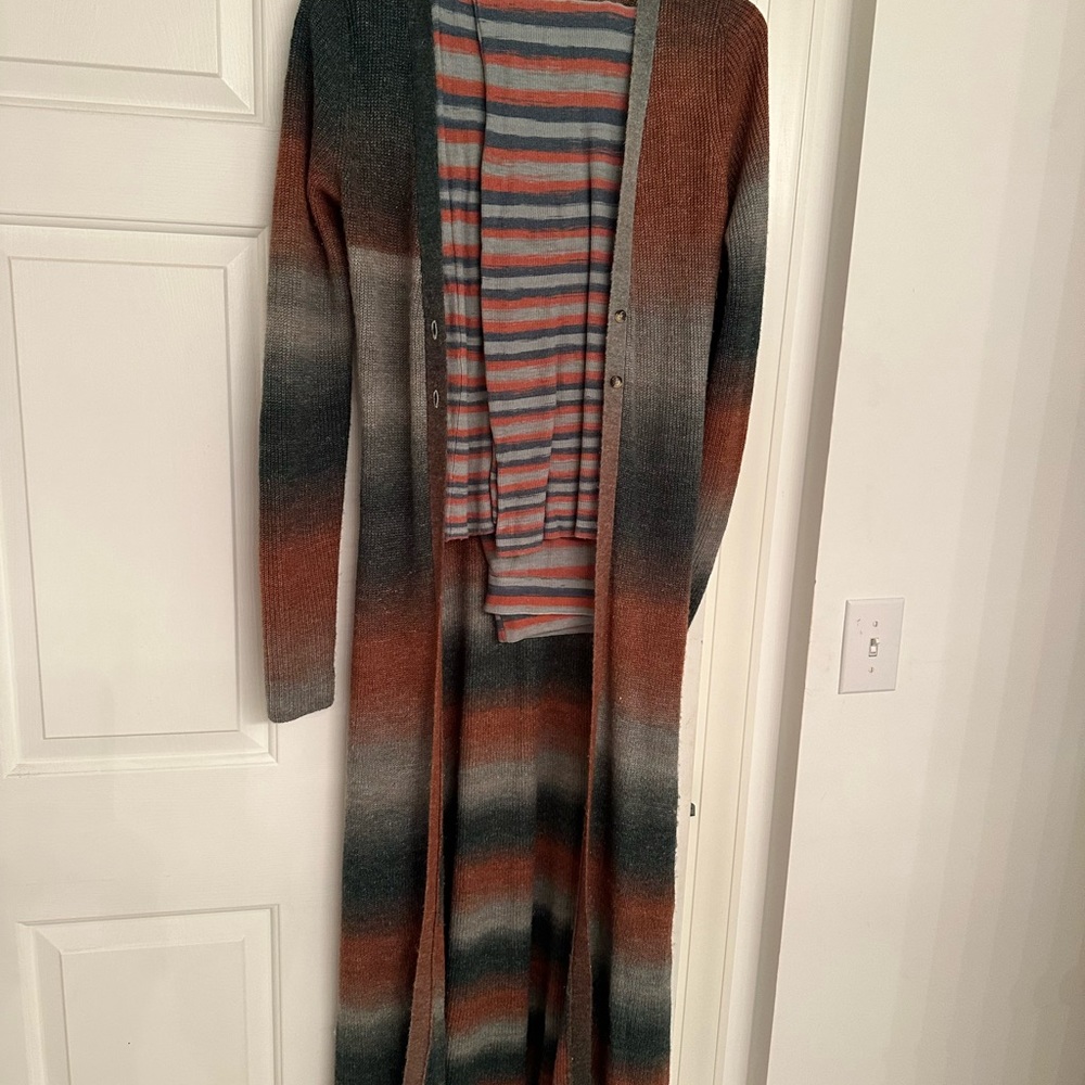 Free People coat and pants set